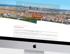logo, flyer et site Internet diagnostiqueur immobilier